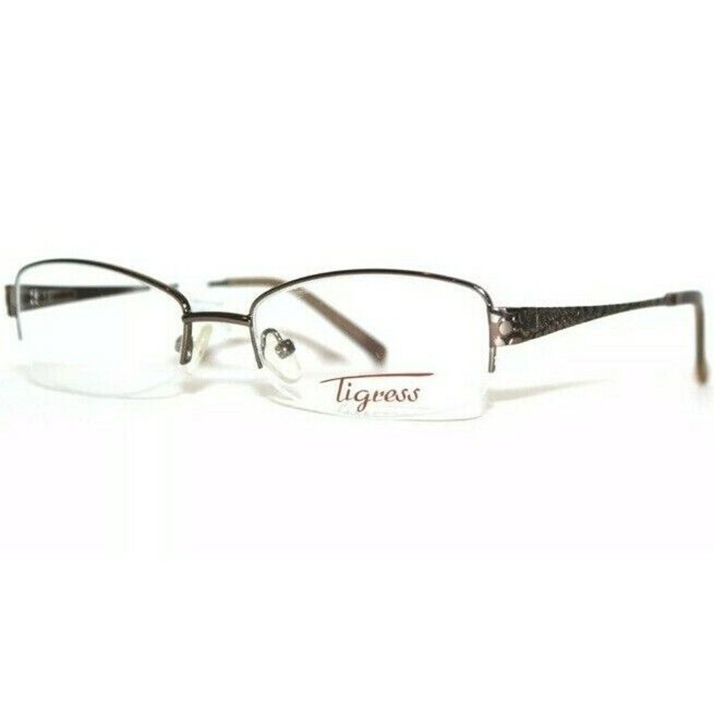 TIGRESS TGS 101 278 SAND BROWN RX EYEGLASSES FRAMES 51-17-135